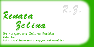 renata zelina business card
