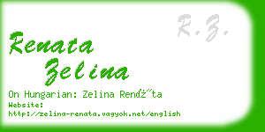 renata zelina business card